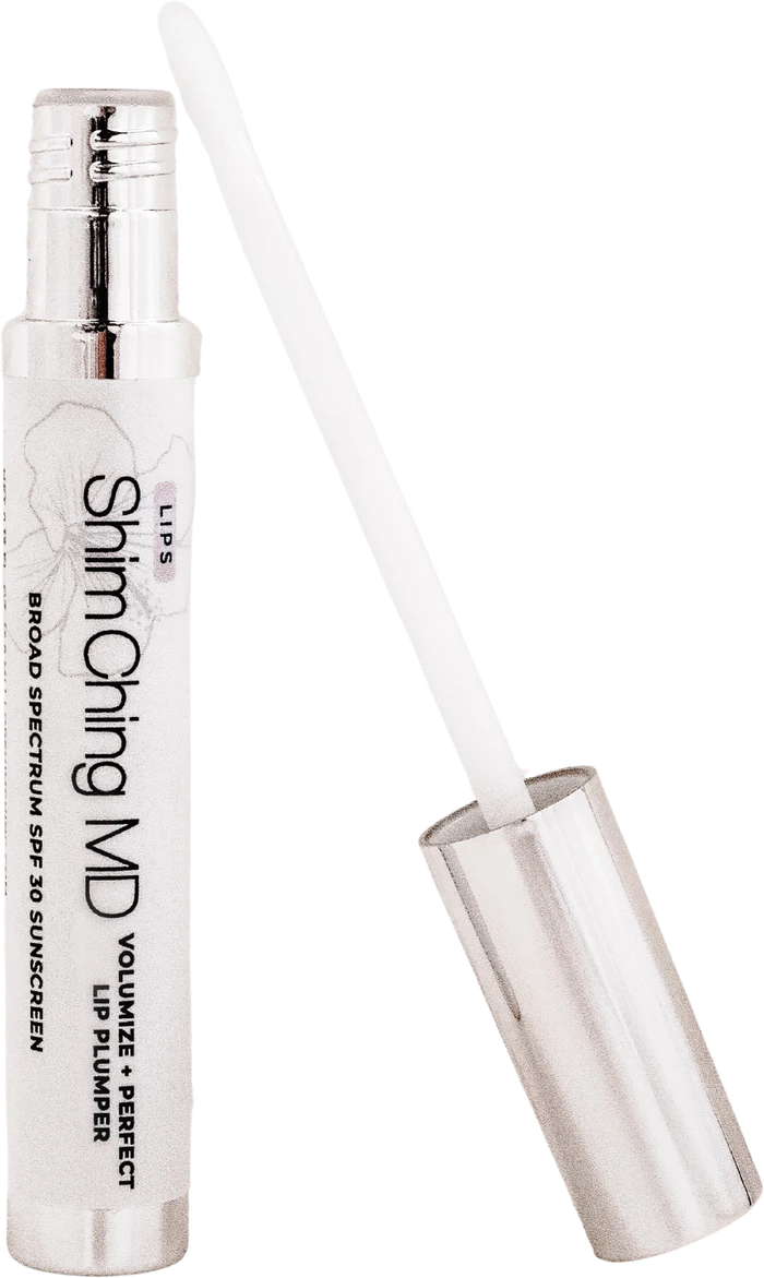 ShimChing MD Lip Plumper — label designed by Callista Hansen